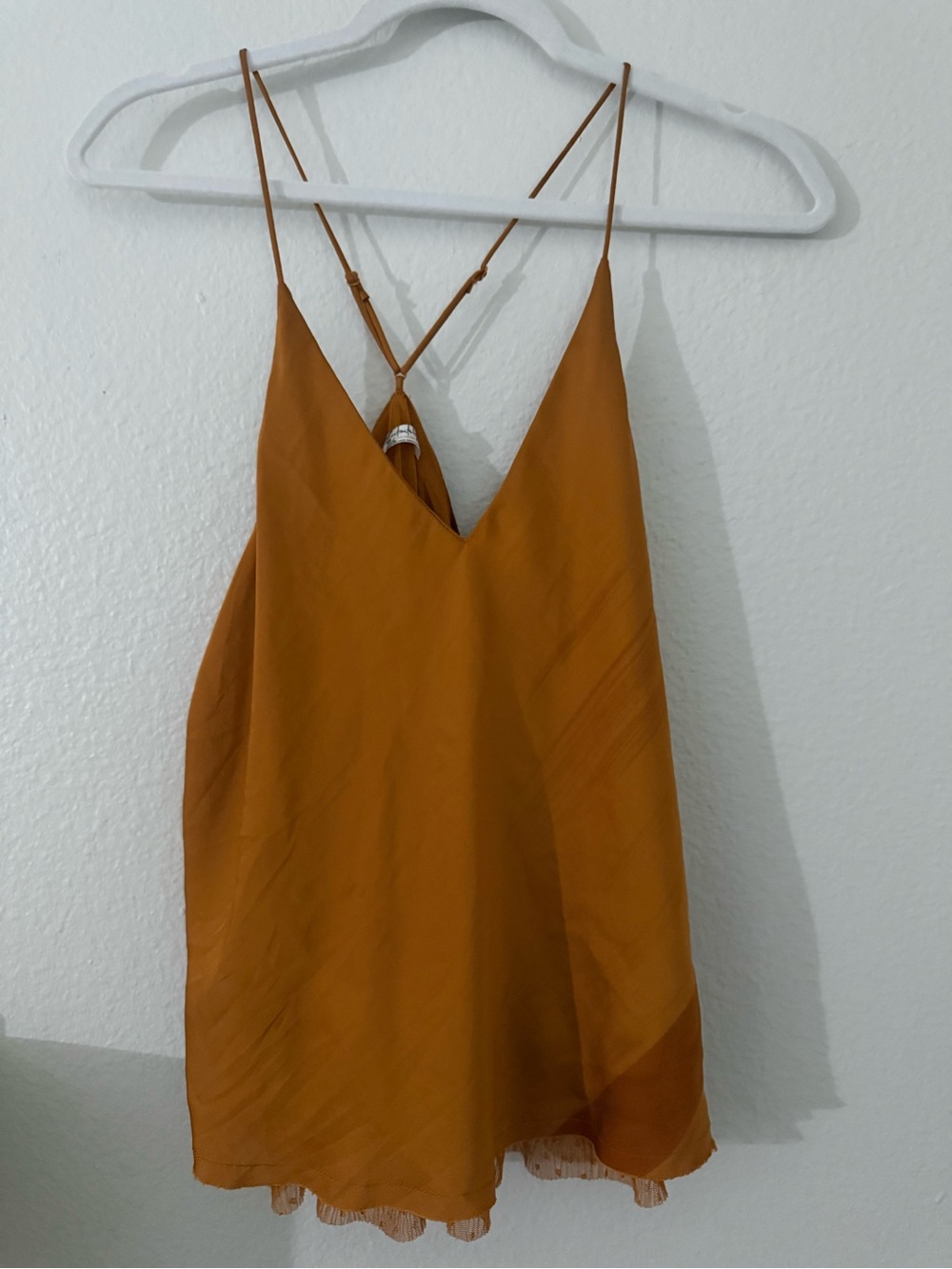 Free People V-Neck Spaghetti Strap Cami